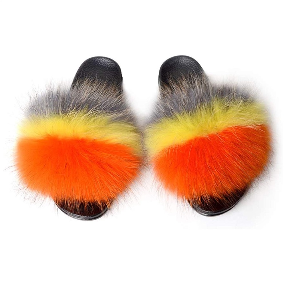 Genuine Fur Slides